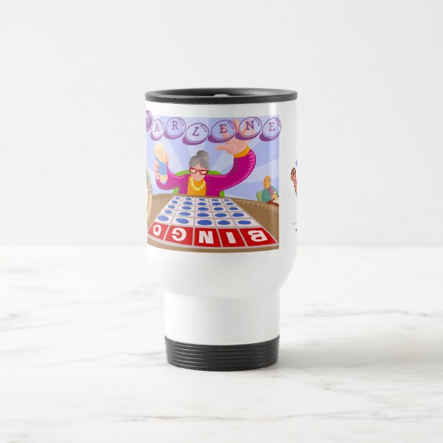 Taza afortunada del viaje del bingo del elefante (Centro)