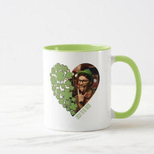 Taza Afortunado de ser irlandés Photo Mug con el corazó