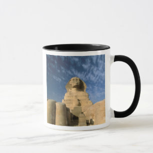 Taza África, Egipto, El Cairo, meseta de Giza. Esfinge