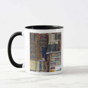 Taza África, Ghana, Acra. Textil y artesanía de Acra