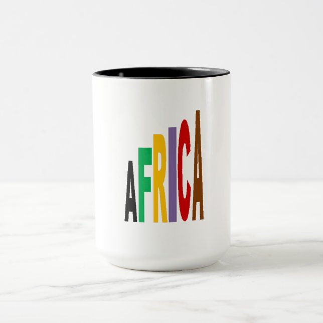 Taza ÁFRICA negra de Mug Combo (Centro)
