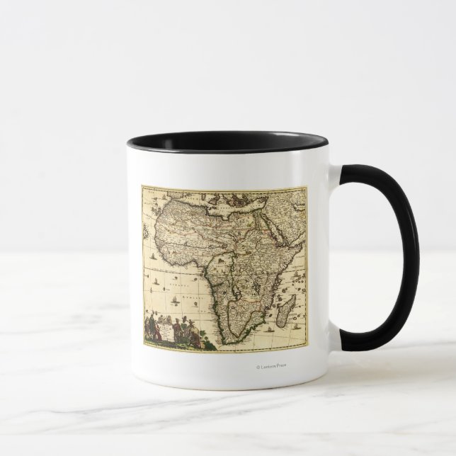 Taza AfricaMapa PanorámicoÁfrica (Derecha)