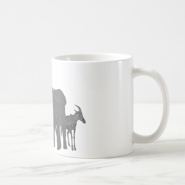 Taza africana de la fauna (Derecha)