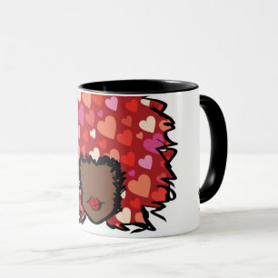 Taza Afro Heart Mug