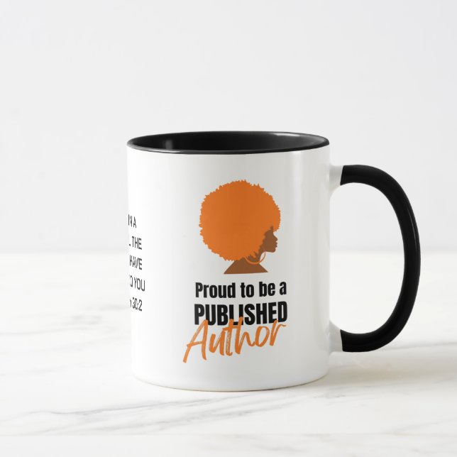 Taza Afro Queen ORGULLOSO NEGRO PUBLICADO AUTOR Christi (Derecha)