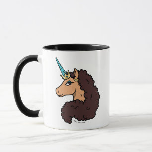 Taza Afro Unicornio   Divino