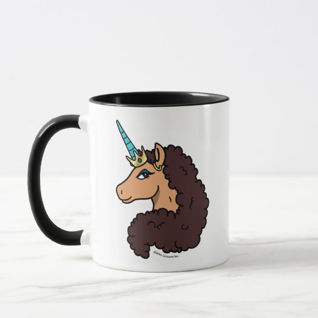 Taza Afro Unicornio | Divino (Izquierda)