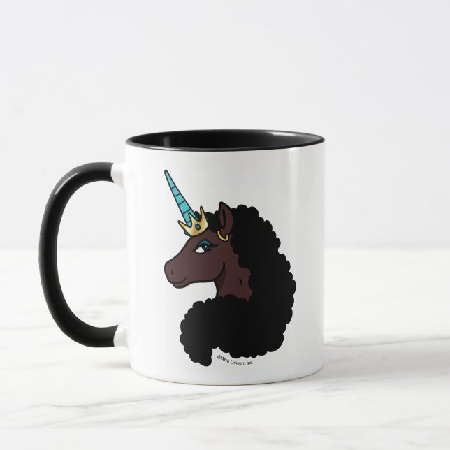 Taza Afro Unicornio | Magico (Izquierda)