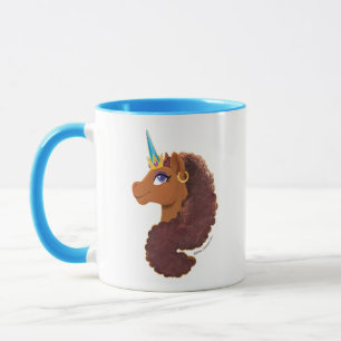 Taza Afro Unicornio   Único