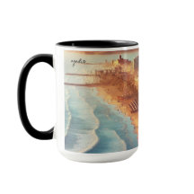 Agadir Skyline Mug - Vibes de puesta de sol coster