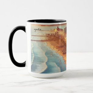 Taza Agadir Skyline Mug - Vibes de puesta de sol coster
