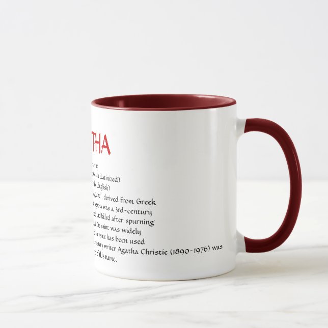 TAZA AGATHA (Derecha)