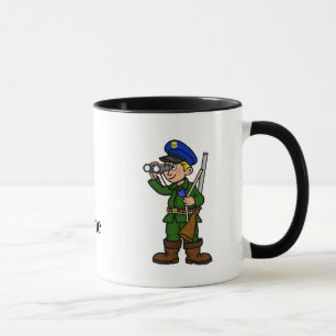 Taza Agente de Patrulla Fronteriza de Estados Unidos co