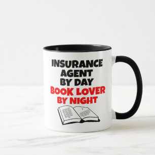 Taza Agente de seguros de Lover Libro