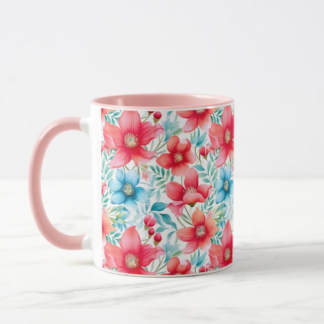 Taza Agradable Bouquet Ranya Pattern-65292 (Izquierda)