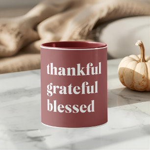 Taza Agradecido Agradecido Bendito