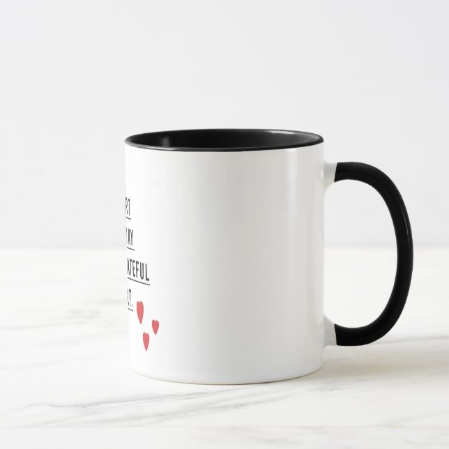Taza Agradecidos Comienzos Cita Mug - Comienza Cada (Derecha)