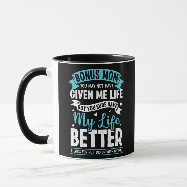 Taza Agradecimiento A La Madre De Los Bonos, Stepmom (Izquierda)
