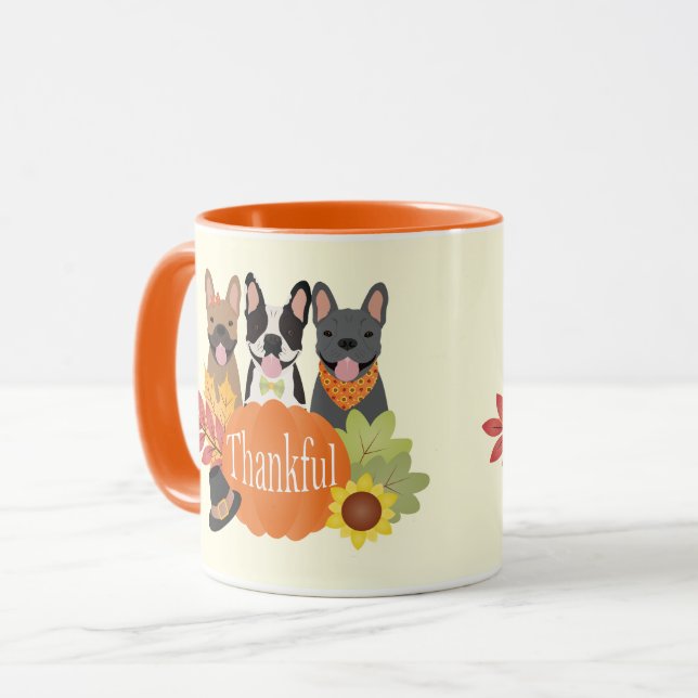 Taza Agradecimientos a los Bulldoges franceses (Anverso izquierdo)