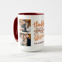 Agradecimientos bendecidos por café con nombre de 