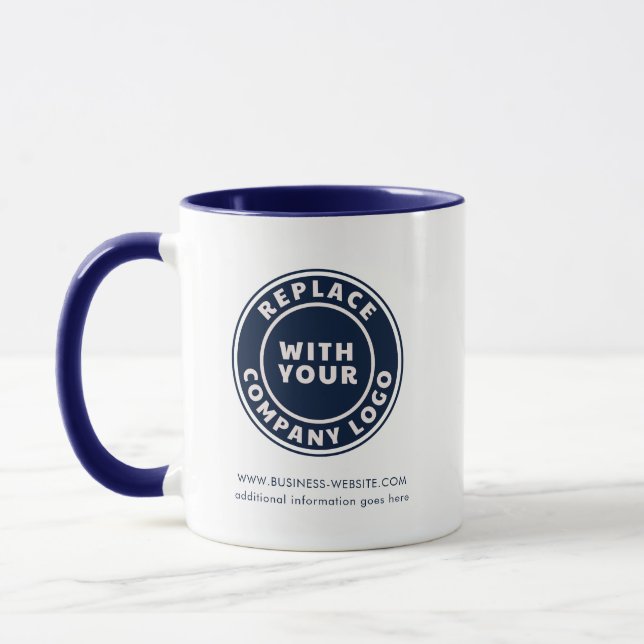 Taza Agregar el logotipo comercial y el Personalizado d (Izquierda)
