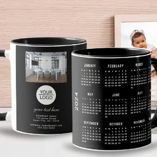 Taza Agregar logotipo Texto personalizado Foto de empre
