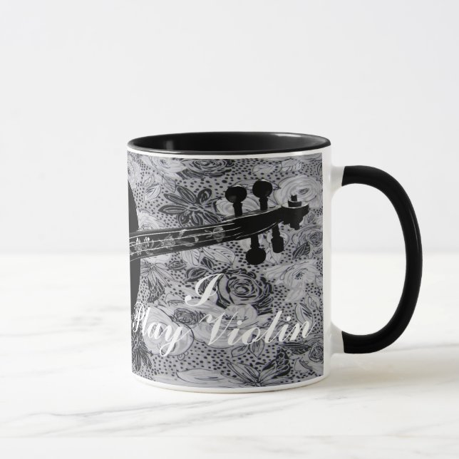 TAZA AGREGAR SU PROPIO VIOLÍN DE TEXTO (Derecha)