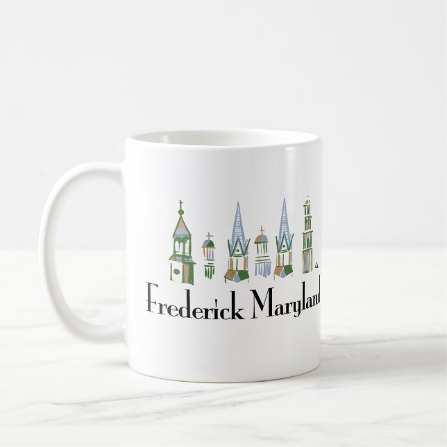 Taza agrupada Maryland de los chapiteles de (Izquierda)