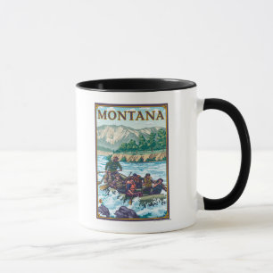 Taza Agua blanca que transporta en balsa - Montana