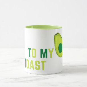 Taza Aguacate Divertido Y Tosta