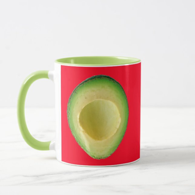Taza ¡Aguacate rojo Krazy Carla! (Izquierda)