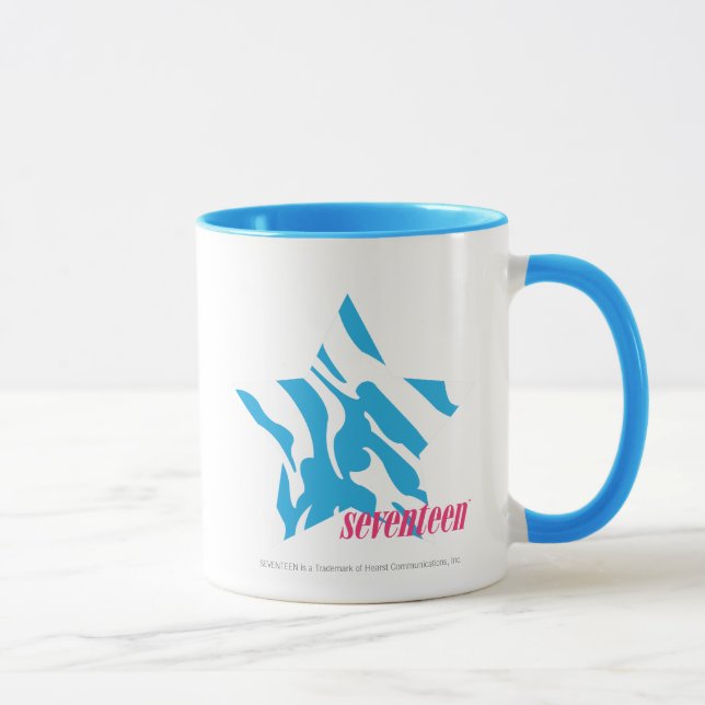 Taza Aguamarina 3 de la cebra (Derecha)
