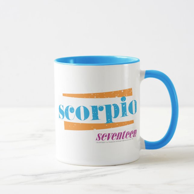 Taza Aguamarina del escorpión (Derecha)