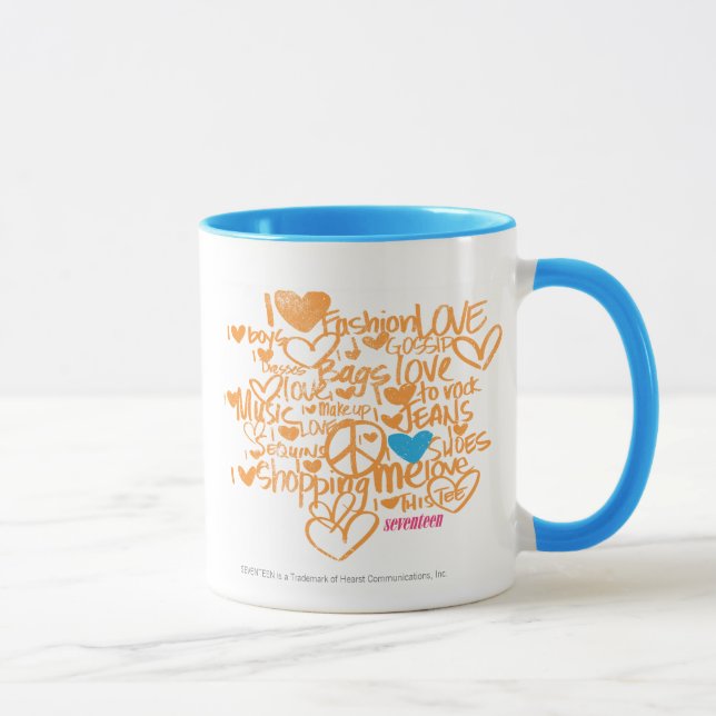Taza Aguamarina/naranja de la pintada (Derecha)