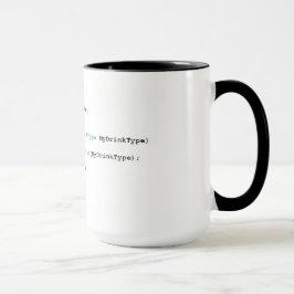 Taza aguda del té de los programadores de C