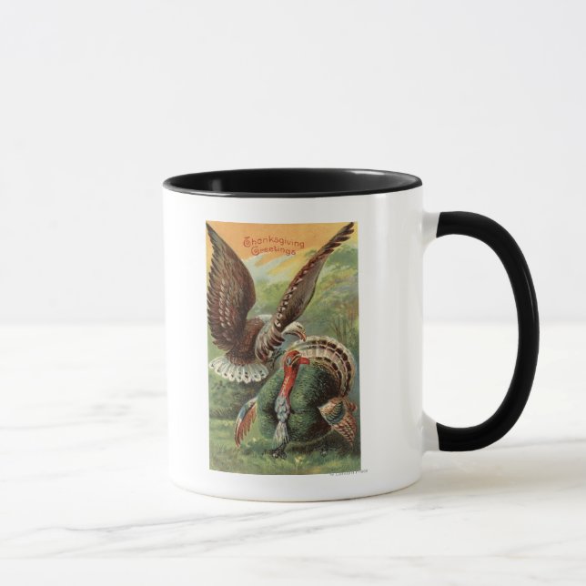 Taza Águila atacando a Turquía (Derecha)
