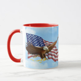 Taza Águila calva americana