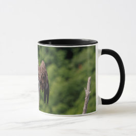 Taza Águila calva en una rama