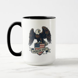 Taza Águila Calva Espíritu Americano