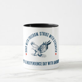 Taza Águila Calva Majestuosa - regalo para el 4 de Juli