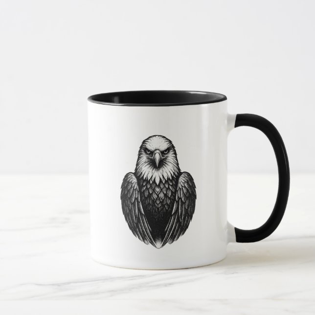 Taza Águila Siempre Vigilante (Derecha)