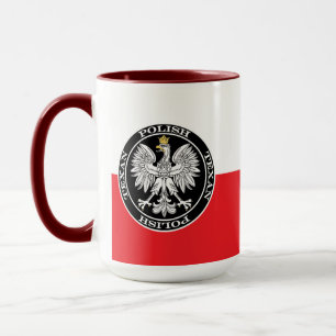 Taza Águila texana redonda de Polonia