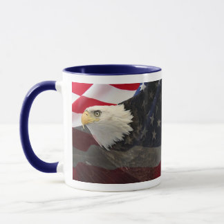 Taza Águila y bandera