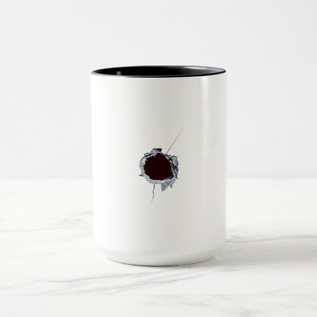 Taza Agujero de bala disparada (Centro)