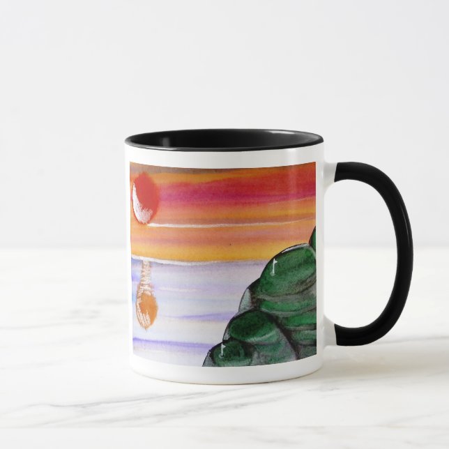 Taza … agujero en un… arte de Jutta Gabriel… (Derecha)