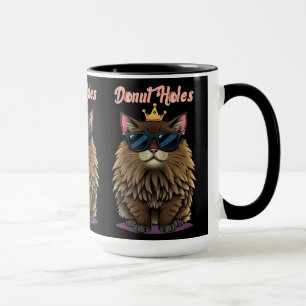 Taza Agujeros de Donut Dungeon Crawler Negro