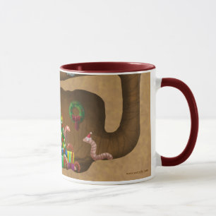 Taza agusanada del navidad