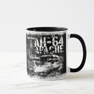 Taza AH-64 Apache 11 oz Ringer Mug