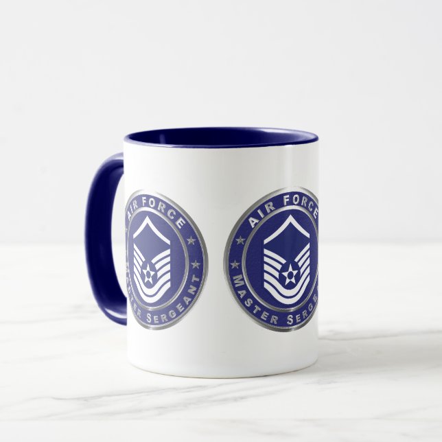 Taza Air Force Master Sergeant  MSgt (Anverso izquierdo)