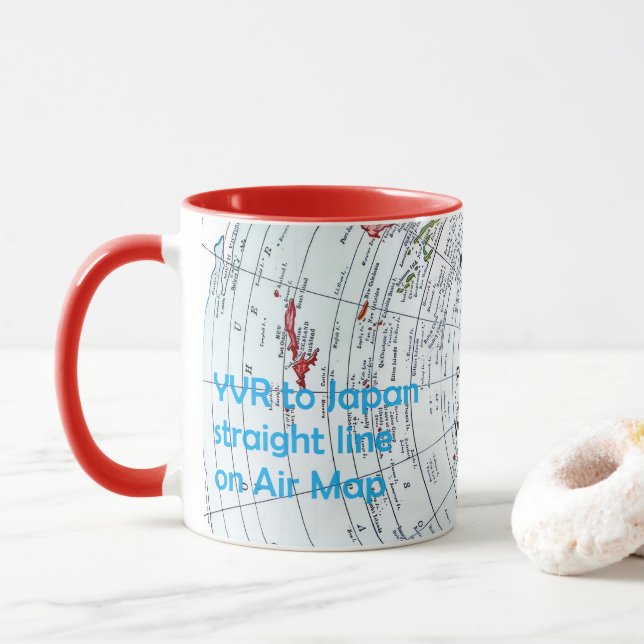Taza Air Map (Con donut)